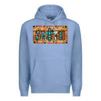 Colony Blue faith license plate Premium Hoodie - JahusDesignShop
