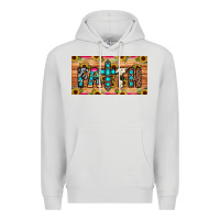 Dove Grey faith license plate Premium Hoodie - JahusDesignShop