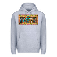 Heather Grey faith license plate Premium Hoodie - JahusDesignShop