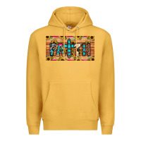 Mustard faith license plate Premium Hoodie - JahusDesignShop