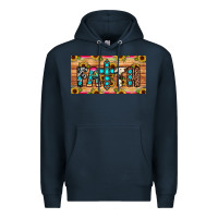 Navy faith license plate Premium Hoodie - JahusDesignShop