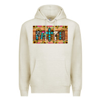 Oatmeal Heather faith license plate Premium Hoodie - JahusDesignShop