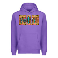 Purple faith license plate Premium Hoodie - JahusDesignShop