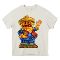 Cream scarecrow Heavy Core Tee - FaDigitalArtStudio