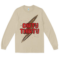 Mushroom dirty thirty lightning bolt Long Sleeve Tee - MaliasSmallBusiness
