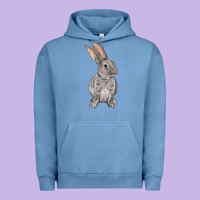 Easter Bunny Urban Hoodie Designed By Oliviacreatesart