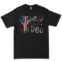 Black wild and free Premium Tee - CowhideDigitalArt