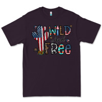 Plum wild and free Premium Tee - CowhideDigitalArt