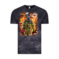 Cloud Black Firefighter Fire And American Vintage Tee - LillyAllenDesigns