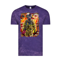 Cloud Purple Firefighter Fire And American Vintage Tee - LillyAllenDesigns