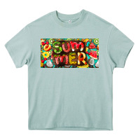 Arona summer with fruits license plate Heavy Core Tee - BarkalooDesign