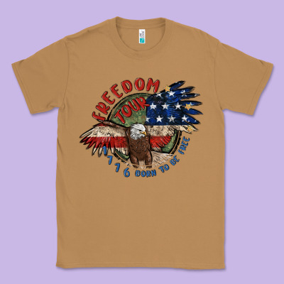 Freedom Tour Classic Tee Designed By Maliassmallbusiness