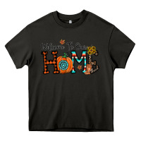 Asphalt welcome to our home Heavy Core Tee - CowhideDigitalArt
