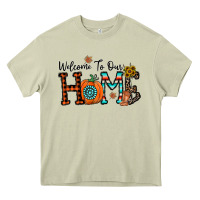 Mossy welcome to our home Heavy Core Tee - CowhideDigitalArt