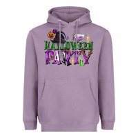 Lavender Halloween Party Heavyweight Hoodie - texasbilliewilder