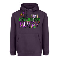 Plum Halloween Party Heavyweight Hoodie - texasbilliewilder