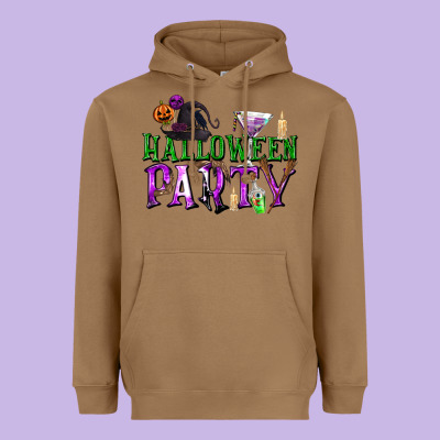 Halloween Party Heavyweight Hoodie Designed By Texasbilliewilder