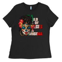 Black in a world full of princesses be a chingona Ladies Tee - CTS Tumbler Store