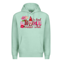 Seafoam Be kind gnome matter what Valentine's Day Premium Hoodie - HowdyJamesFarm