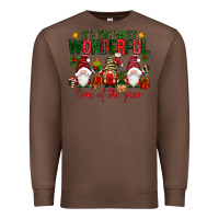 Chestnut It's the most wonderful time of the year Premium Sweatshirt - NancyCooperArtShop