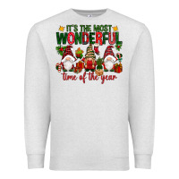 Oatmeal Heather It's the most wonderful time of the year Premium Sweatshirt - NancyCooperArtShop