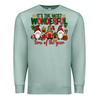 Seafoam It's the most wonderful time of the year Premium Sweatshirt - NancyCooperArtShop