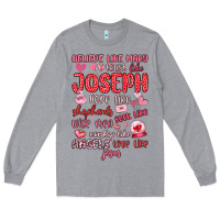 Believe Like Mary Trust Like Joseph Valentine S Da Long Sleeve Tee | Teevron