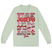 Matcha believe like mary trust like joseph valentine s da Long Sleeve Tee - MaliasSmallBusiness