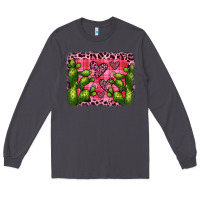 Smoke valentine's day cactus background Long Sleeve Tee - JahusDesignShop