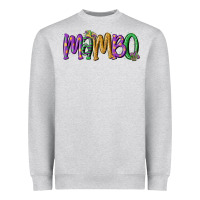 Heather Grey mardi gras mambo Heavyweight Sweatshirt - MaliasSmallBusiness