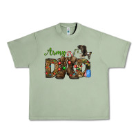 Oil Green Christmas Army Dad Urban Heavy Tee - NancyCooperArtShop