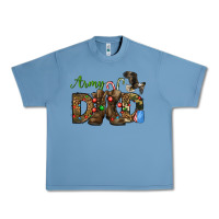Pebble Blue Christmas Army Dad Urban Heavy Tee - NancyCooperArtShop