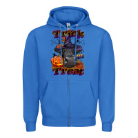 True Royal Trick Or Treat Black Angus Heifer Zipper Hoodie - LillyAllenDesigns