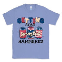 Colony Blue getting star spangled hammered Classic Tee - MaliasSmallBusiness
