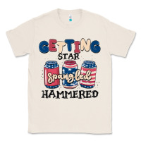 Natural getting star spangled hammered Classic Tee - MaliasSmallBusiness