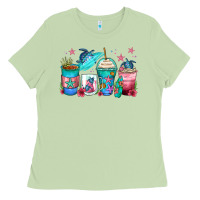 Matcha turtle coffee cups Ladies Tee - Zillion Design Studio