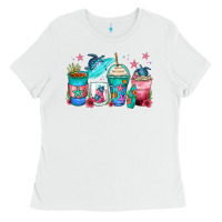 White turtle coffee cups Ladies Tee - Zillion Design Studio