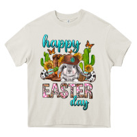 Happy Easter Day Rodeo Heavy Core Tee | Teevron