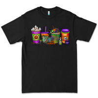 Black Halloween Coffee Drink Premium Tee - RacoonDesign