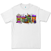 White Halloween Coffee Drink Premium Tee - RacoonDesign