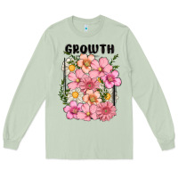 Matcha growth flower Long Sleeve Tee - MaliasSmallBusiness
