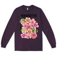 Plum growth flower Long Sleeve Tee - MaliasSmallBusiness