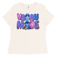 Bone vacay mode stitch Ladies Tee - Zillion Design Studio