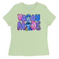 Matcha vacay mode stitch Ladies Tee - Zillion Design Studio