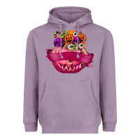 Lavender Personalized Girl Halloween Candy Heavyweight Hoodie - texasbilliewilder