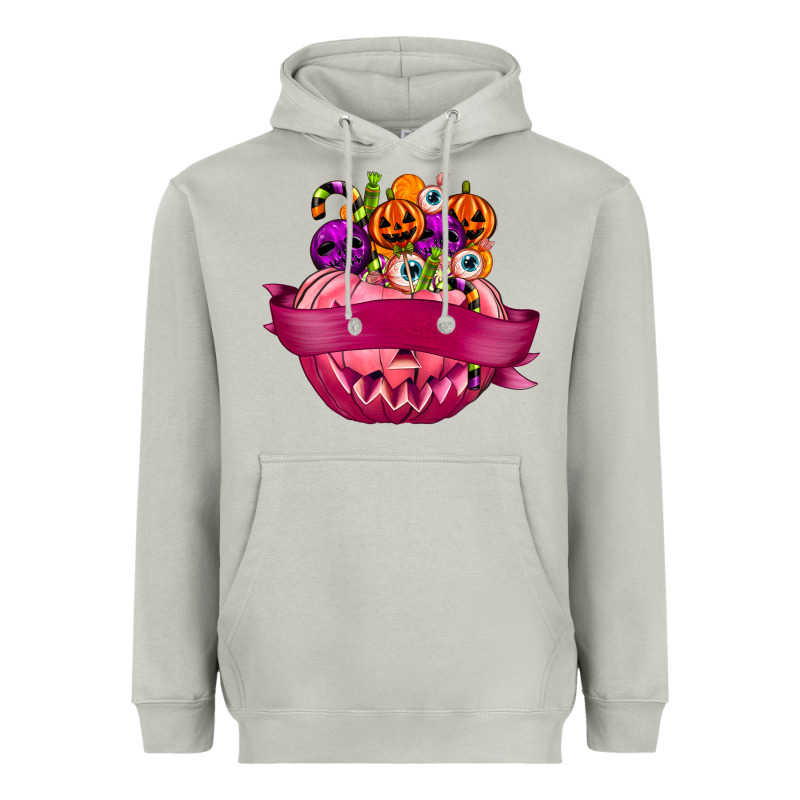 Personalized Girl Halloween Candy Heavyweight Hoodie by texasbilliewilder | Teevron