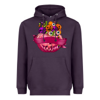 Plum Personalized Girl Halloween Candy Heavyweight Hoodie - texasbilliewilder