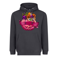 Smoke Personalized Girl Halloween Candy Heavyweight Hoodie - texasbilliewilder