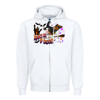 White Hocus Pocus Holstein Baby Zipper Hoodie - LillyAllenDesigns