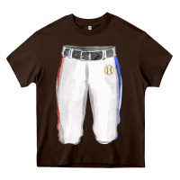Chocolate Brown softball uniform short pant fa element Heavy Core Tee - FaDigitalArtStudio